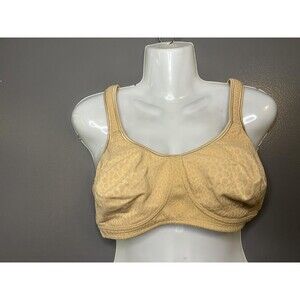 Amoena Bra Womens 40B Beige Mona SB Mastectomy Wireless Pocketed Full Coverage